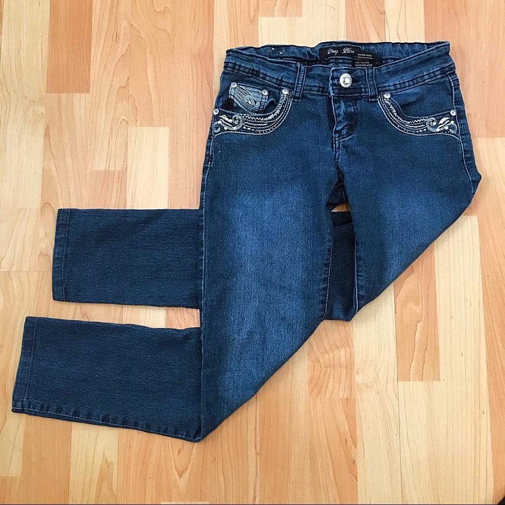 Deep Blue Dark Washed Jeans